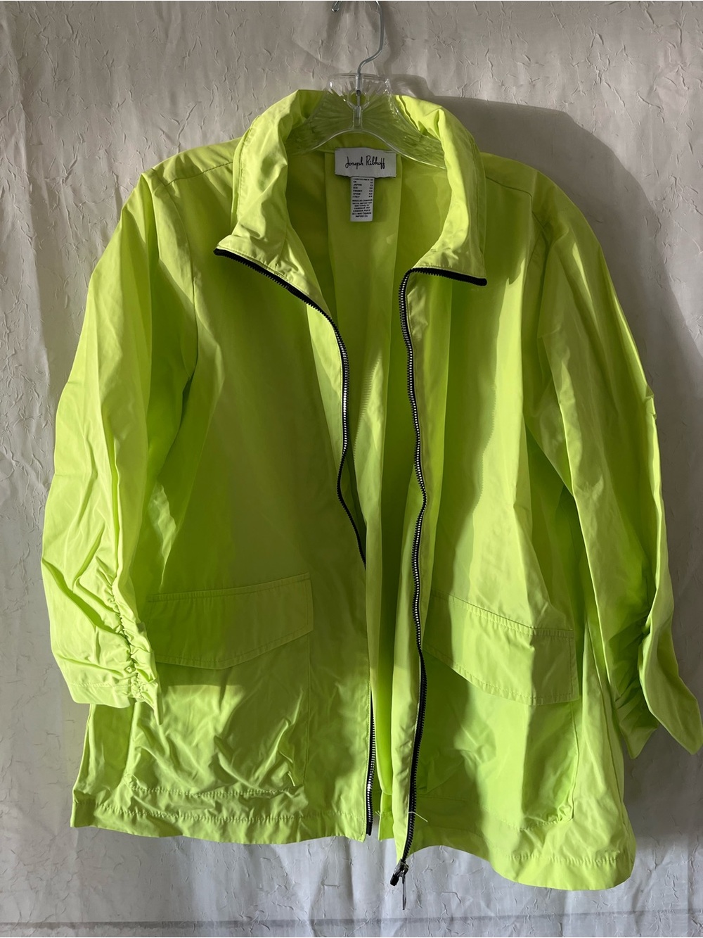 Joseph Ribkoff Neon Yellow Lightweight Jacket